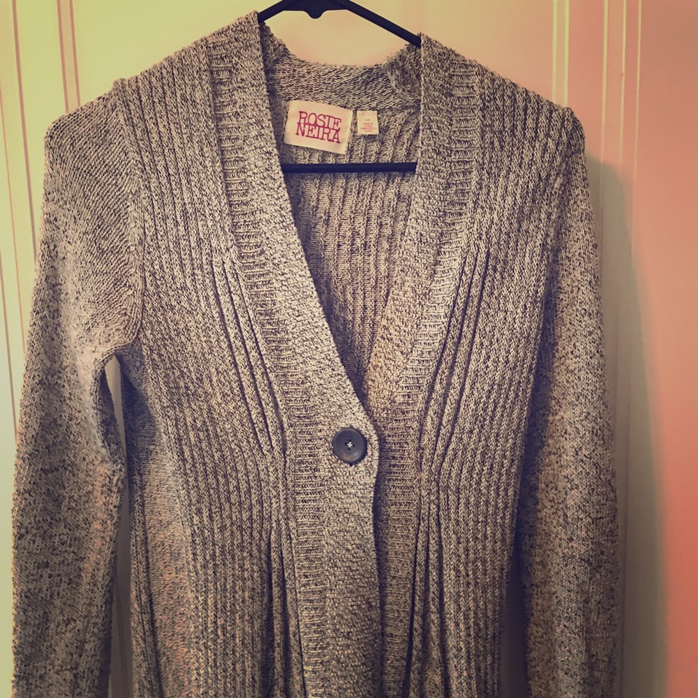 Anthropologie Single Button Cardigan